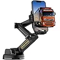 WUITIN Truck Phone Holder Mount,Car Phone Holder,Dashboard Windshield Phone Holder 16.9 inch Long Arm,Super Suction Cup Compatible with Pickup
