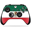 MightySkins Skin Compatible with Microsoft Xbox One X Controller - Mexican Flag | Protective, Durable, and Unique Vinyl Decal wrap Cover | Easy