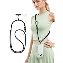 Phone Lanyard Adjustable Cell Phone Lanyard Crossbody with 2 Tabs Anti Theft Phone Strap for All Phones Premium Metal Buckles,Cell Phone Neck Strap