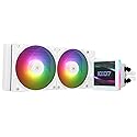 Thermalright Grand Vision 240 ARGB White AIO CPU Liquid Cooler,IPS LCD Screen with 480x480 Resolution,for AM4/AM5/LGA1851/1700,‘3.4