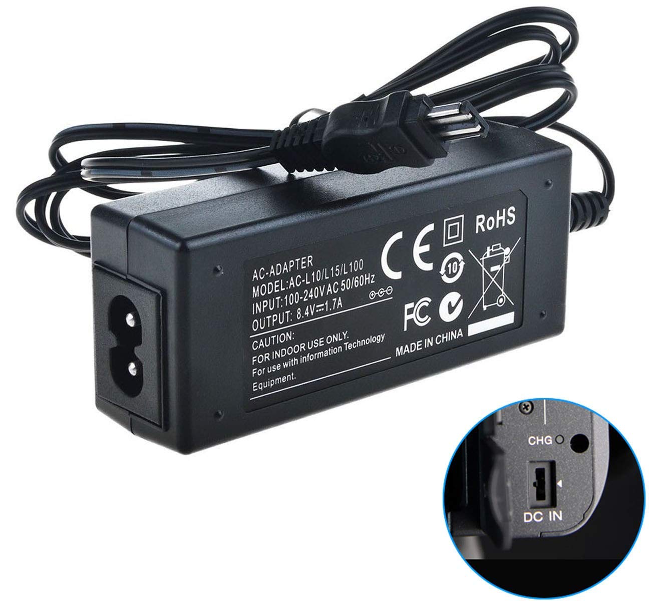 Sunny-room AC Power Adapter Charger for Sony GV-D200, GV-D800, GV-D1000, GV-HD700 Digital8 Portable Video Recorder