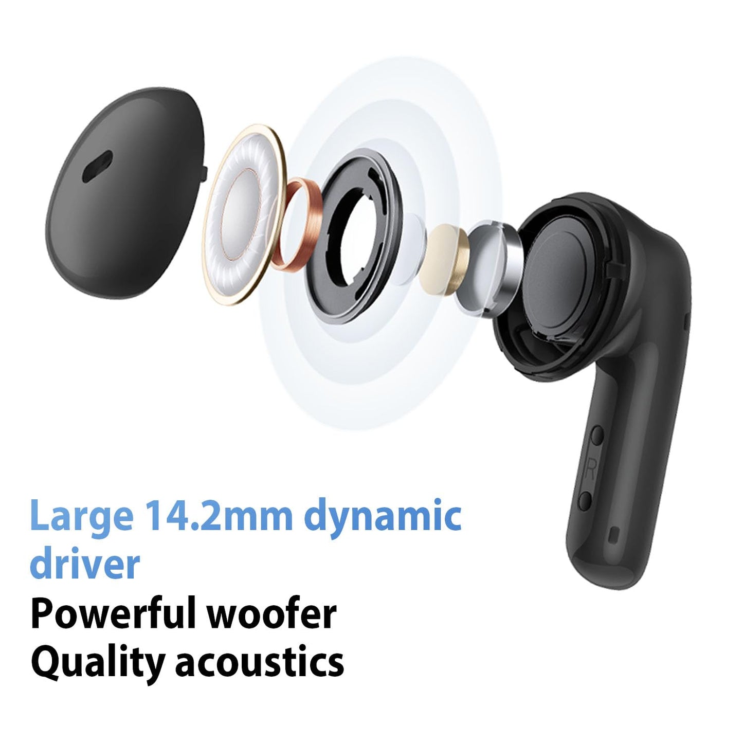 XIAOMI Redmi Buds 6 Active, Advanced Bluetooth 5.4, 14mm Dynamic Driver, Google Fast Pair, Up to 30 Hours Long Listening time with case
