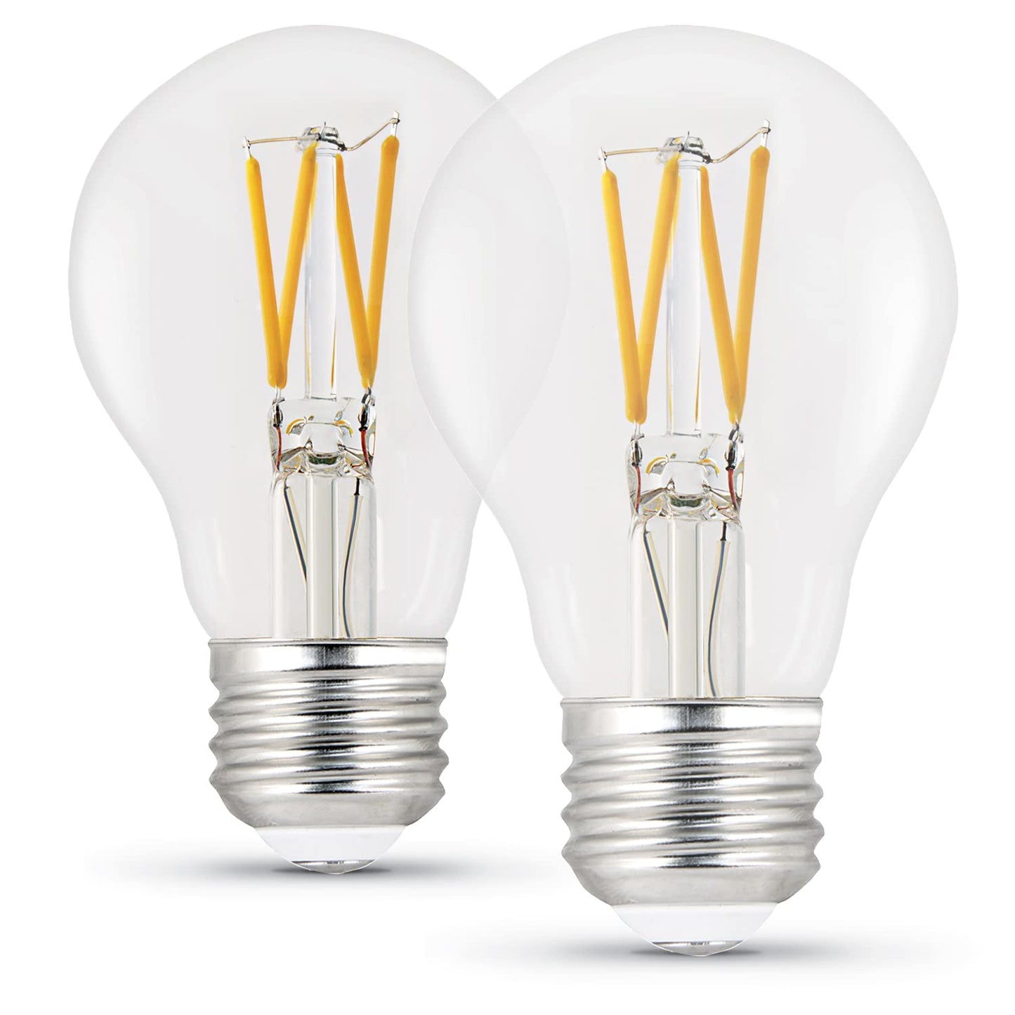 Feit Electric LED A19 Medium Base Light Bulb - 60W Equivalent - 15 Year Life - 810 Lumen - 2700K Soft White - Dimmable | 2-Pack