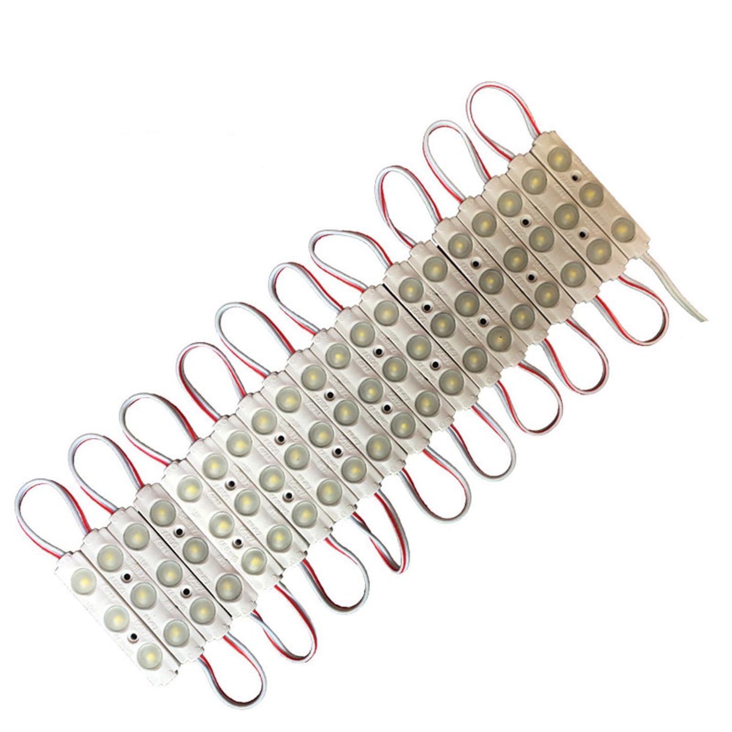 Erudite LED Module, Storefront LED Light Box, Inflatable Light Replacement - 100PCS, 49.8Ft, 160LM, IP65, DC12V, 5730SMD (White-7015)