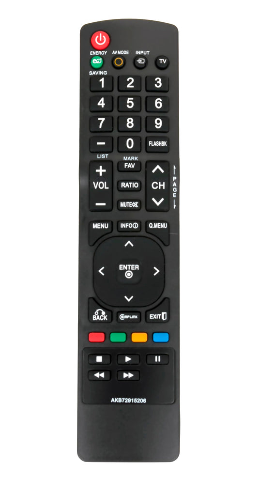 AKB72915206 Replaced Remote fit for LG TV 55LD520UAAUSWLUR 32LD450 47LD450 26LE5300 55LD520 19LD350 19LD350UB 19LE5300 22LD350 32LD320H 32LD325H