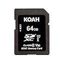 Koah Ultimate 64GB SDHC Memory Card Class10 U3 V30 UHS-I High-Speed Flash Storage