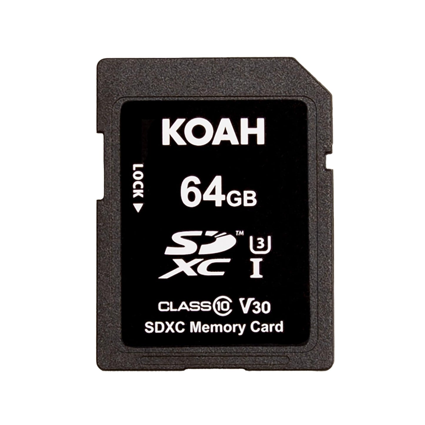 Koah Ultimate 64GB SDHC Memory Card Class10 U3 V30 UHS-I High-Speed Flash Storage