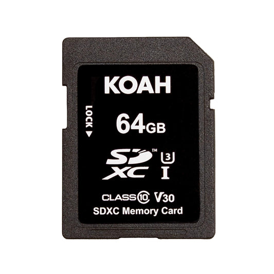 Koah Ultimate 64GB SDHC Memory Card Class10 U3 V30 UHS-I High-Speed Flash Storage