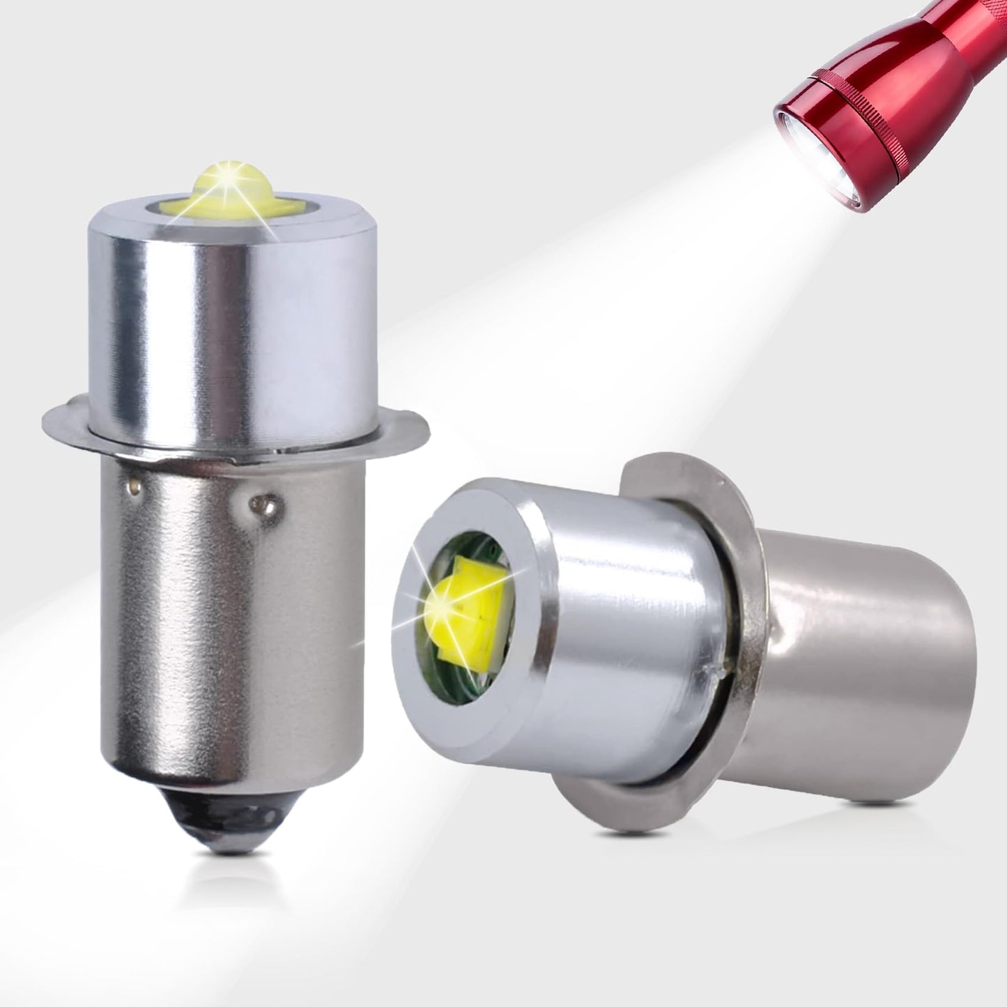 Swess LED Conversion Kit for Maglite LED Bulb 3-16 Cell C/D, 3W DC 4-24V Flashlight Bulbs for Maglite Replacement Bulb 3D 4D 5D 6D 3 Cell 4cell 5cell