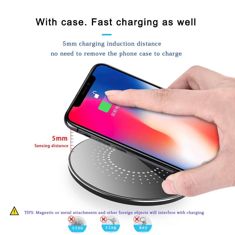 30W Wireless Charger Pad, Wireless Charge 30W, Fast Wireless Charger, Wireless Charging Compatible with Samsung Galaxy S23/S22/S21/S20, Fast Charger