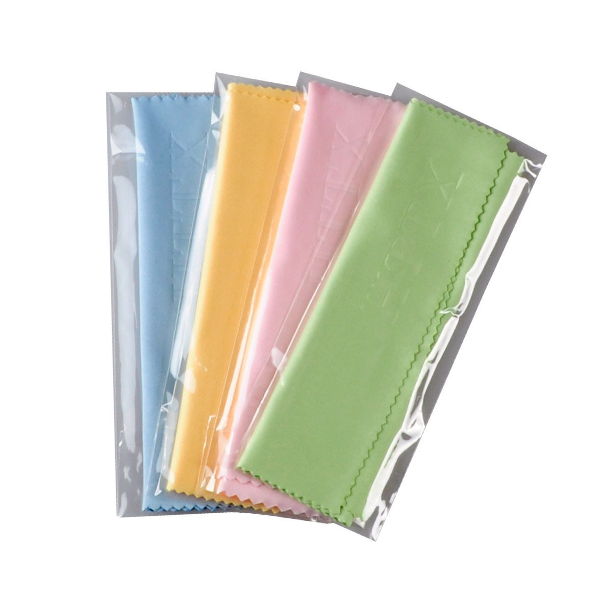 Microfiber Screen Cleaning Cloths, HTTX 4-Pack 6 x 7 inches for Cell Phones, Tablets, LCD TV, Laptop, Camera Lenses, Surface Tablet, Monitor, Car GPS