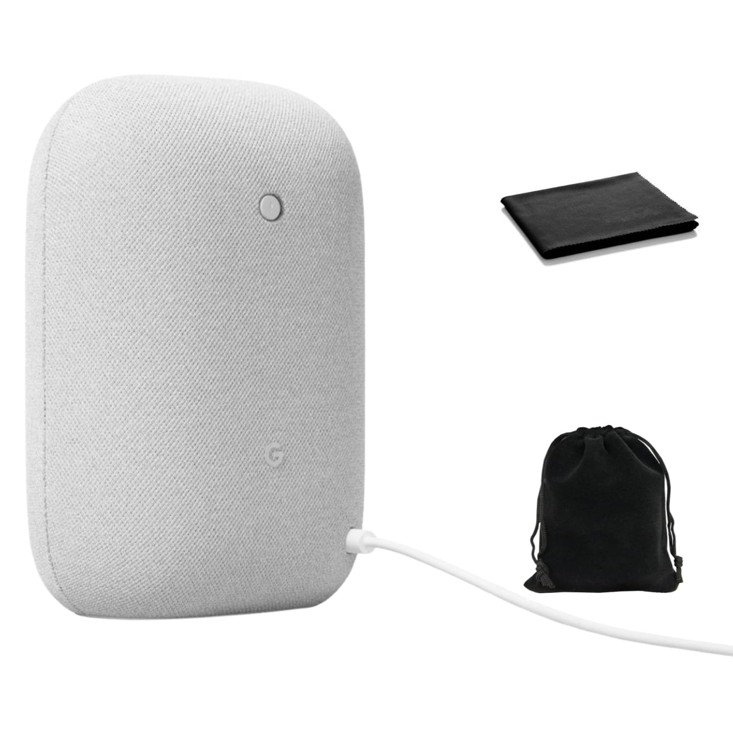 Google Audio Bluetooth Speaker - Wireless Music Streaming, Powerful Sound, Assistant Built-in, Wi-Fi and Bluetooth Connectivity, Smart Home Control