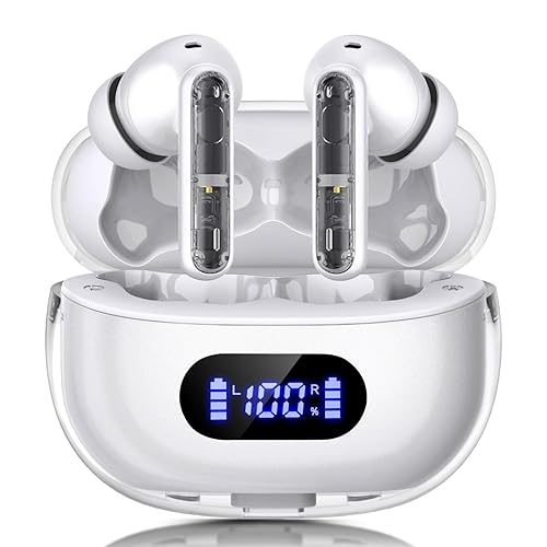 BYDTOOPCBD Wireless Earbuds P1 PRO, Earphones Wireless Bluetooth Headphones with Clear Call Mics Ear Buds, Comfortable Fit, IPX7 Waterproof Headset…