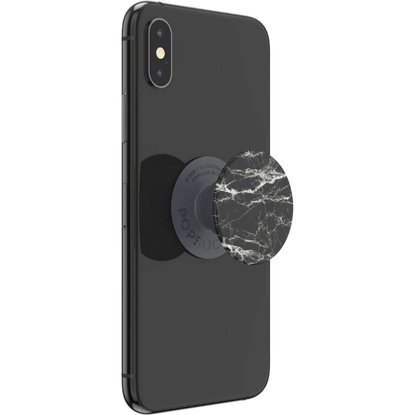 PopSockets Phone Grip with Expanding Kickstand, Adhesive Grip - Mod Marble Black
