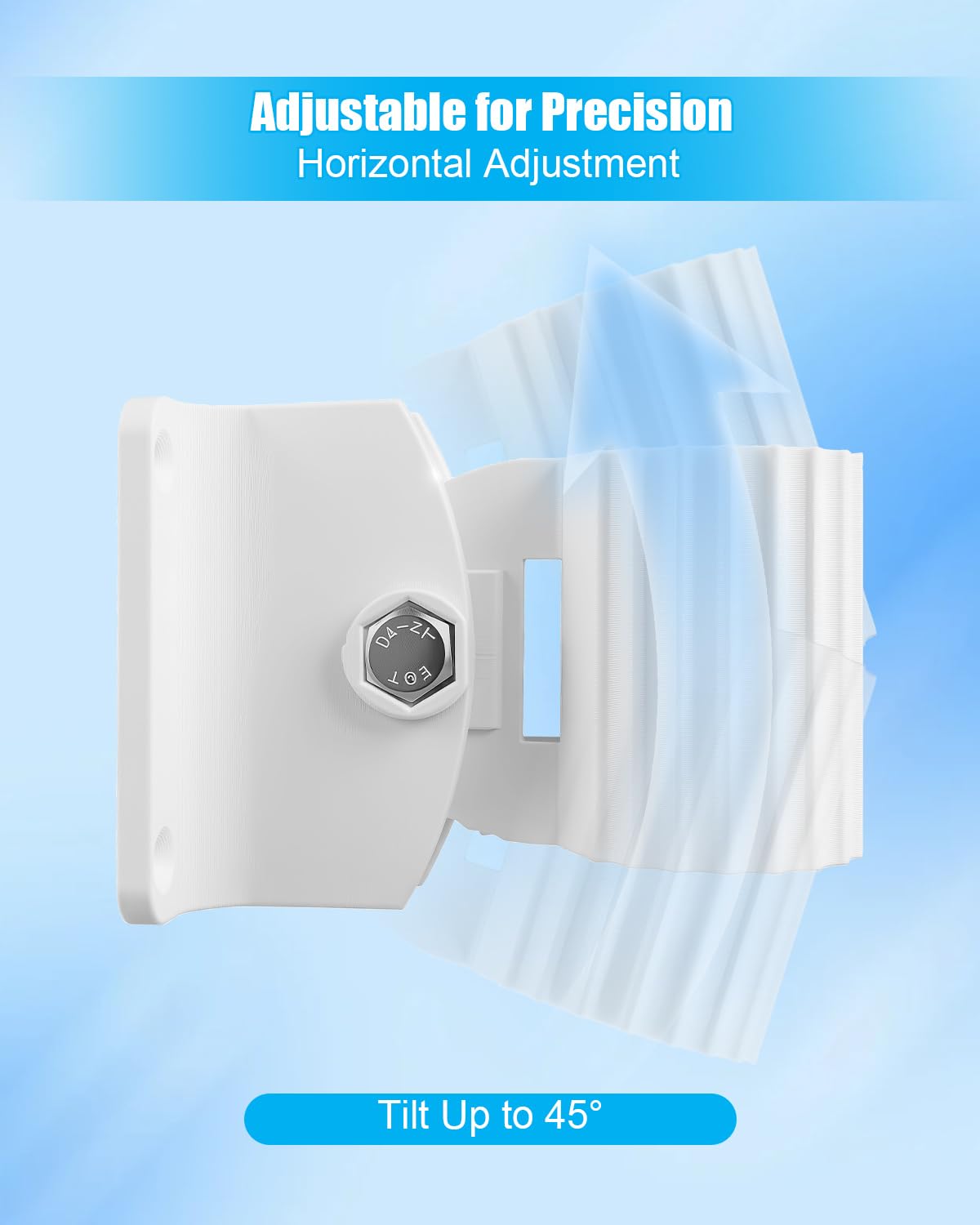 Universal Wall Mount Bracket Fit for Ubiquiti NanoStation NS-5AC Loco5AC NSM5 LocoM5 NSM2 LocoM2 LTU Lite - Adjustable Outdoor Wireless Bridge Mount