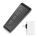 NexiGo PS5 4 Ports USB Hub, [Minimalist Design], High-Speed Data Transfer, Fast Charging Ports for DualSense Controller, Splitter Expander