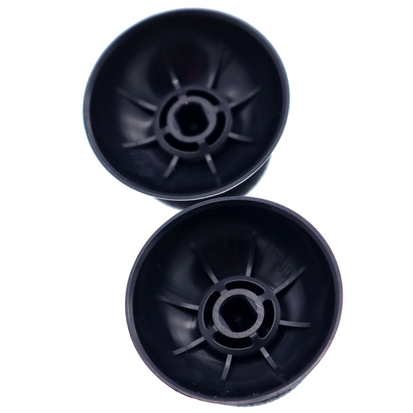 Deal4GO 2-Pack Thumbsticks Concave Rubber Analog Z-Sticks Replacement for PS5 & PS4 Controller Grips Sticks (Black)