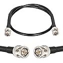 XRDS -RF 12G SDI Cable 2FT, SDI Video Cables 3G/6G/12G 75ohm BNC Male Cable Supports HD-SDI/3G/6G-SDI/4K/8K for Video Security Camera SDI Converter