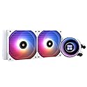 Thermalright Frozen Notte 240 WHITE ARGB Water Cooling CPU Cooler, 240 White CPU Cooler Specifications, Double PWM Fans, S-FDB V2 Bearings, Suitable