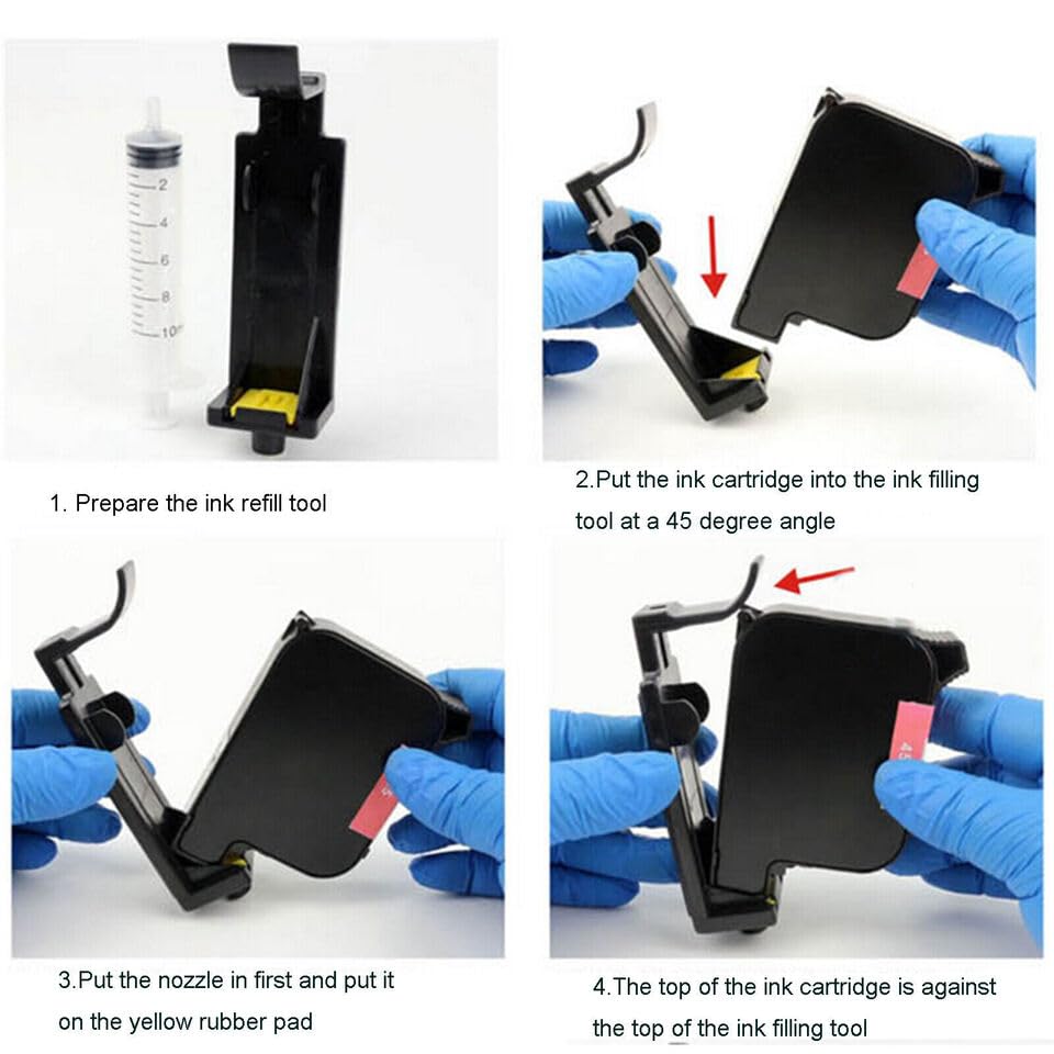 Ink Cartridge Refill Tool Kits Fit for HP HP51640 51645 6615 HP45/15 Ink Cartridge