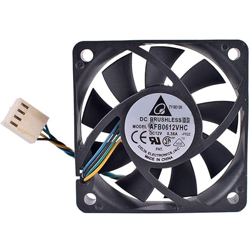 AFB0612VHC 6cm 60mm Fan 6015 12V 0.36A Ball Bearing 4-Wire 4pin PWM Air Volume Cooling Fan for Desktop
