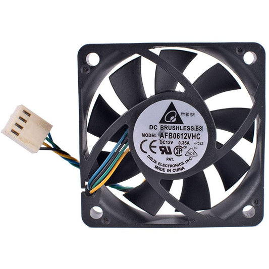 AFB0612VHC 6cm 60mm Fan 6015 12V 0.36A Ball Bearing 4-Wire 4pin PWM Air Volume Cooling Fan for Desktop