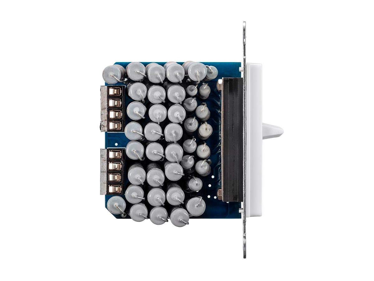 Monoprice 120-Watt Slider Resistance Speaker Volume Control, 12-Position Switch, 36dB Attenuation, Solderless Speaker Terminals, 138169, Multi-Color