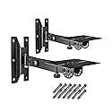 BIGalleons SPS-508 Speaker Wall Mount Stand, Rotatable Angle, Adjustable Swivel Tilt Speaker Mount Bracket, Home Surround Sound System 100 lbs