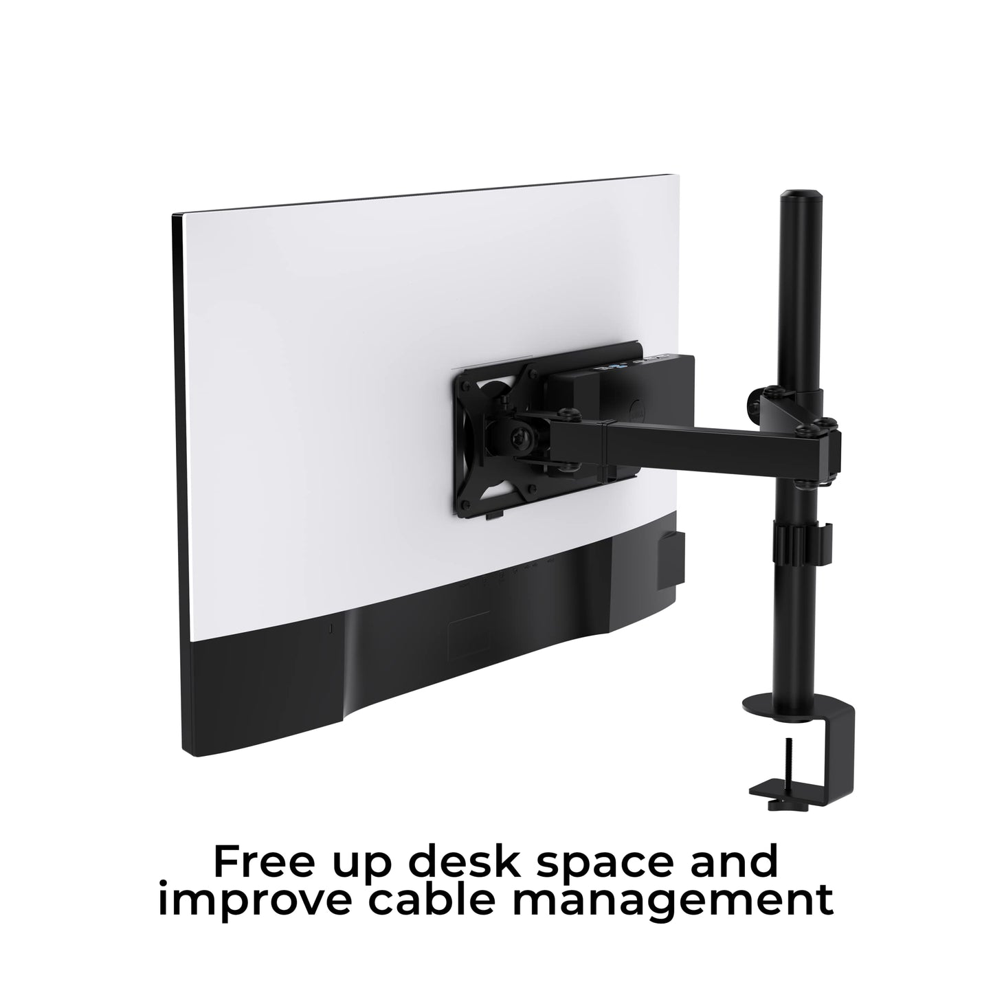 HumanCentric Monitor Arm VESA Mount Extension Compatible with Dell Docking Station WD19, W19TB, WD19DC, and WD15, Adapter for Dell Docking Station Arm