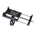 GUB Bicycle & Motorcycle Phone Mount, Aluminum Alloy Universal Bike Handlebar Phone Mount Holder Adjustable Compatible with iPhone X XR Xs 7s 8