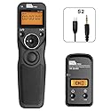 Wireless Remote Shutter Compatible for Sony PIXEL TW-283 S2 Wired Timer Remote Control Compatible for Sony A99II, A77II, A58, A68, A7, A7II, A7R
