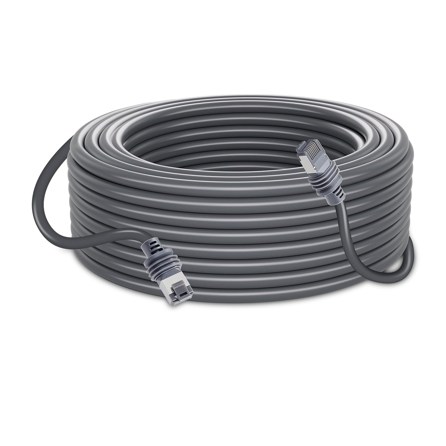VEVOR Starlink Gen 3 Cable, 100 FT, 24 AWG Copper Core, Durable Extension Cable for Standard Generation 3, Compatible with Starlink Rectangular
