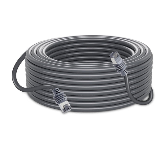 VEVOR Starlink Gen 3 Cable, 100 FT, 24 AWG Copper Core, Durable Extension Cable for Standard Generation 3, Compatible with Starlink Rectangular