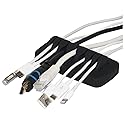 Heaviest Cable Organizer on The Market! Compact and Weighted Desktop Cord Holder and Cable Organizer, Eco-Friendly Silicone, No Bad Smell, Bundled