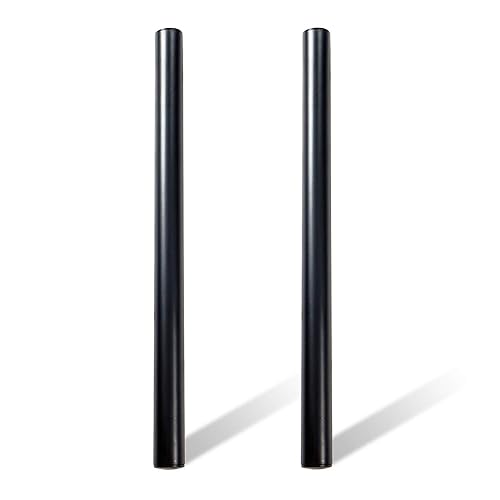 Sound Town 2-Pack 20” Subwoofer Mounting Poles, Compatible with 35mm Mount,110 LB Load Capacity, Black (STSD-20B-PAIR)