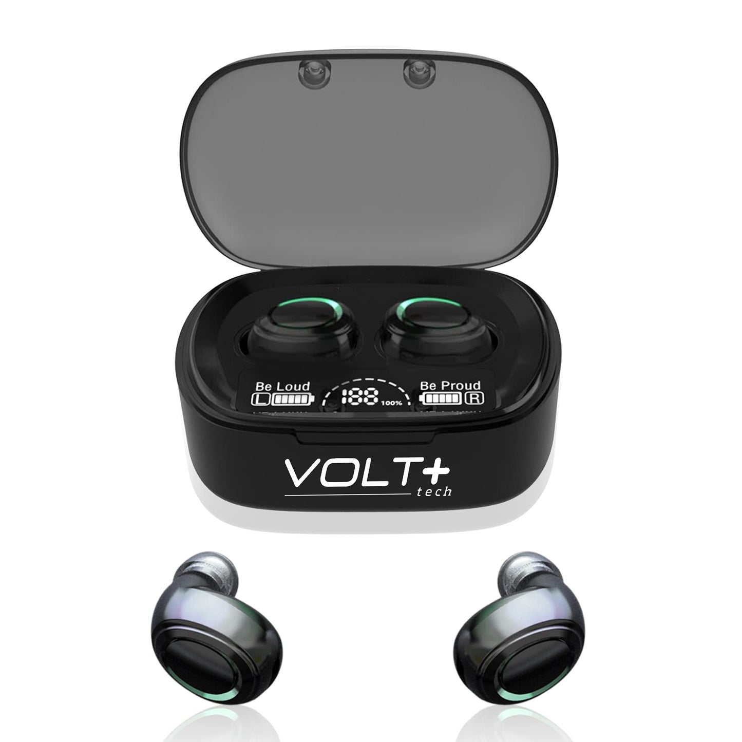 VOLT PLUS TECH Wireless V5.3 PRO Earbuds Compatible with Samsung Galaxy S20/FE/Ultra/S20+/5G/Fan Edition/Plus IPX3 Bluetooth Touch…