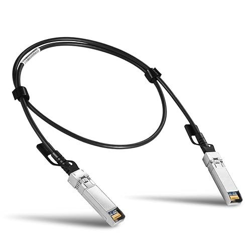 Wiitek 10G SFP+ DAC Cable 1M, 10Gbase-CU SFP+ Direct Attach Cable for Cisco, Meraki, Ubiquiti, Mikrotik, Netgear and More