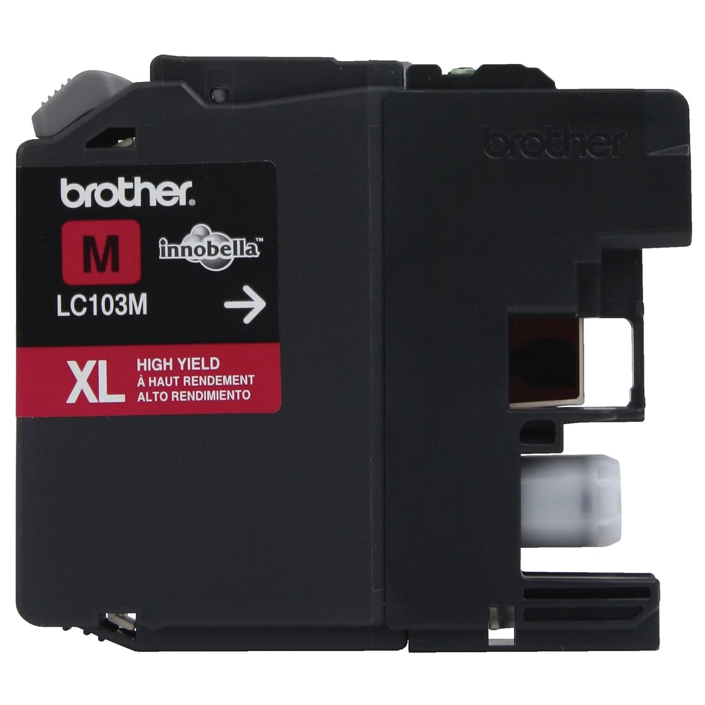 Brother LC-103M DCP-J132 J152 J171 J4110 J552 J752 MFC-J245 J285 J4310 J4410 J450 J4510 J870 J875 Ink Cartridge (Magenta) in Retail Packaging (LC103M)