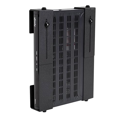 HIDEit Mounts Uni-M PS3 Slim Wall Mount - American Company - Keeps the Console Cool - Heavy Steel Cable Box Holder - Behind TV Satellite Receiver