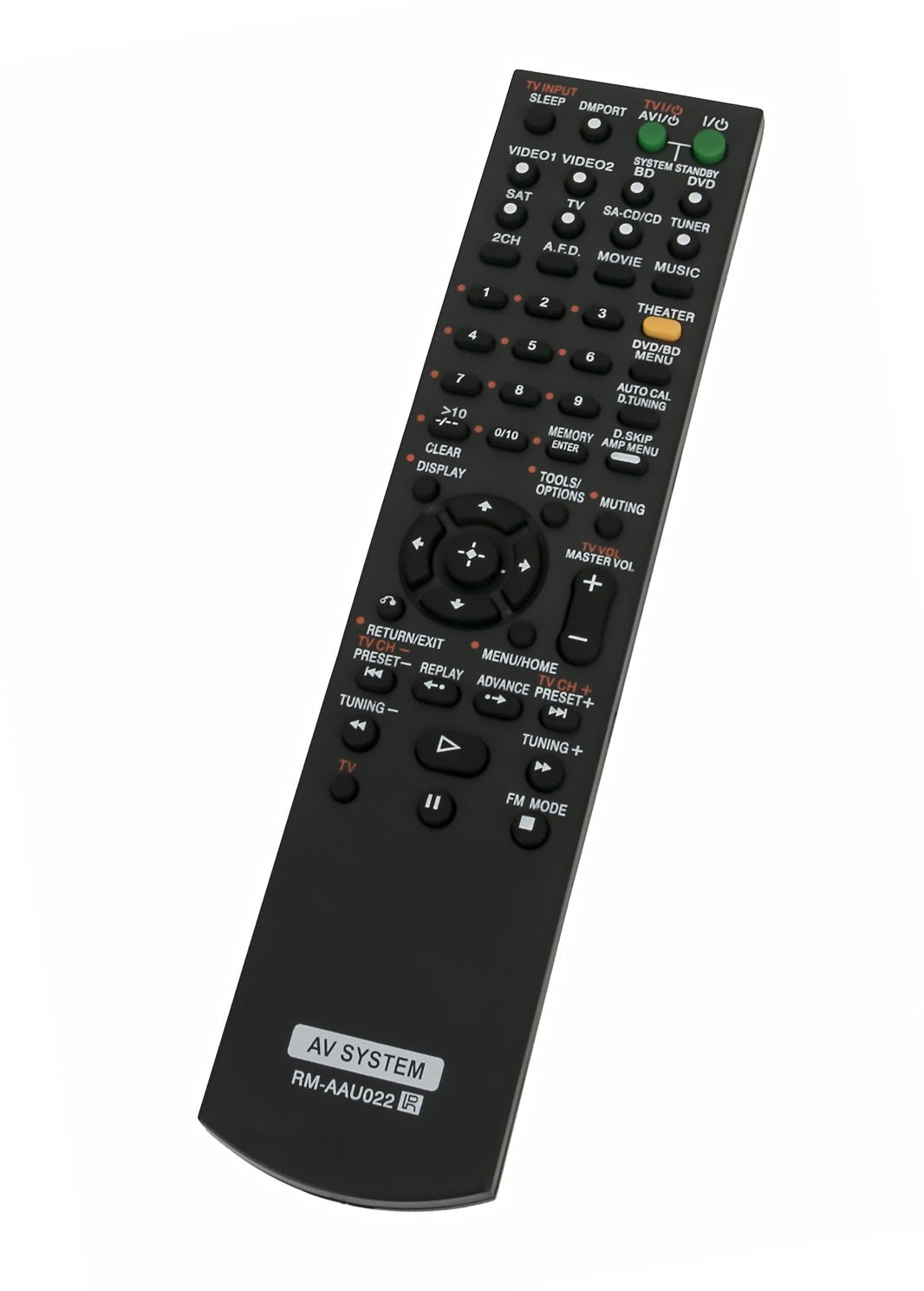 New Replace Remote Control RM-AAU022 fit for Sony Home Theatre System STR-DG520 STRKM7500 HTDDWG700 HT-SF2300 STR-KS2300 HT-SS2300 HTDDW5000