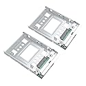 2.5 to 3.5 Hard Drive Adapter SSD,654540-001 Hard Drive Tray Caddy Adapter Compatible with All HP Dell IBM 3.5" 651314-001 F238F X7K8W 774026-001