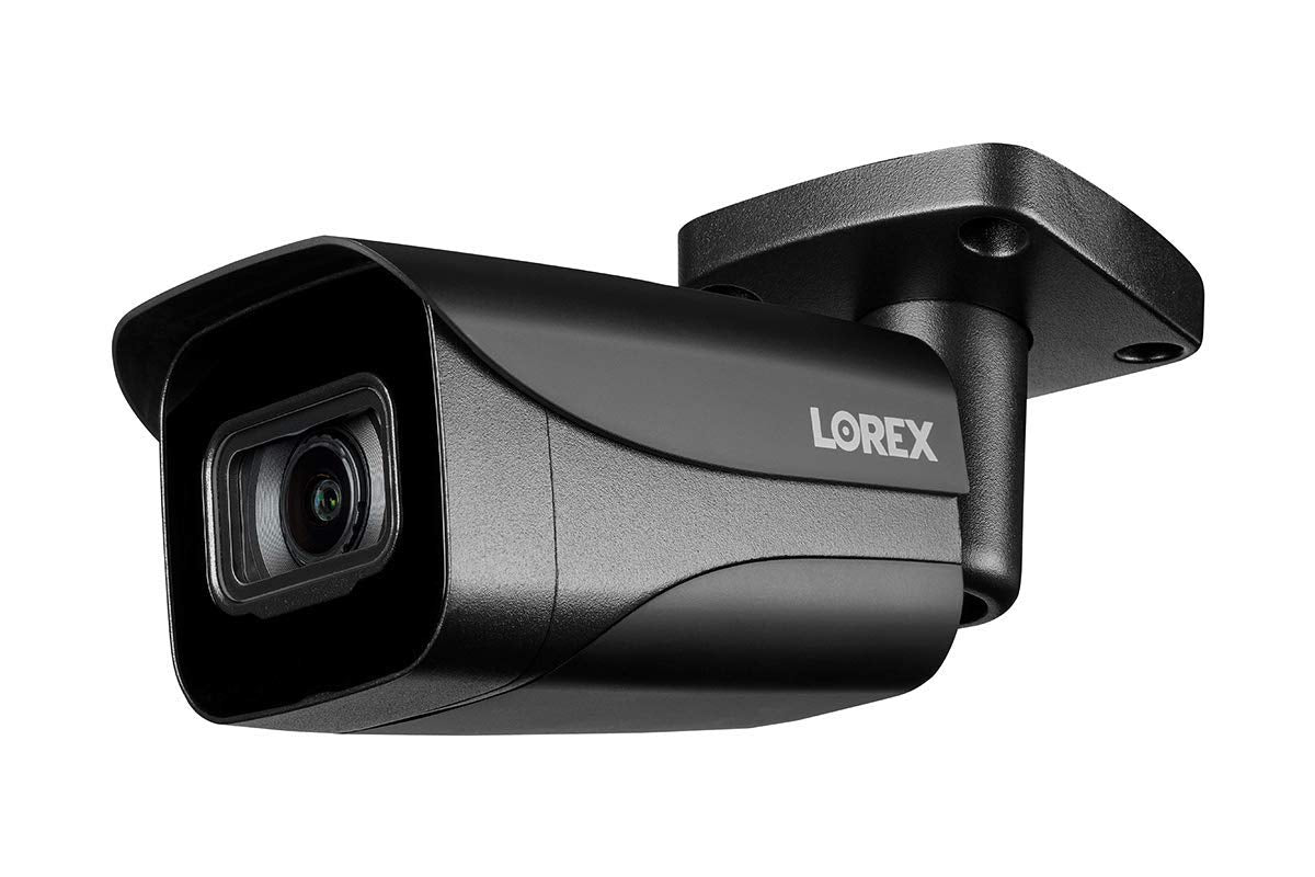 Lorex 4K Metal Bullet Camera - PoE Wired Home Security Add-On Camera - Motion Detection, Color Night Vision, Long Range IR, Weatherproof, Ultra HD
