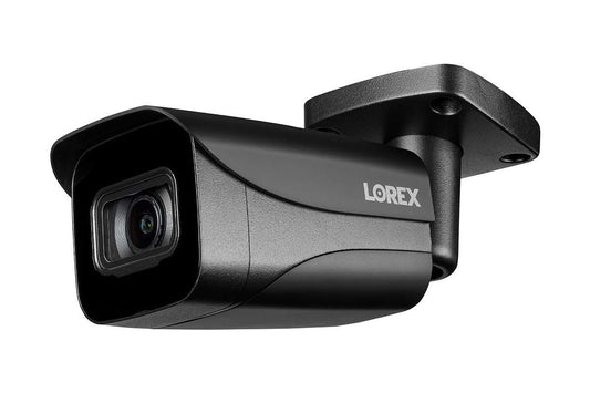 Lorex 4K Metal Bullet Camera - PoE Wired Home Security Add-On Camera - Motion Detection, Color Night Vision, Long Range IR, Weatherproof, Ultra HD