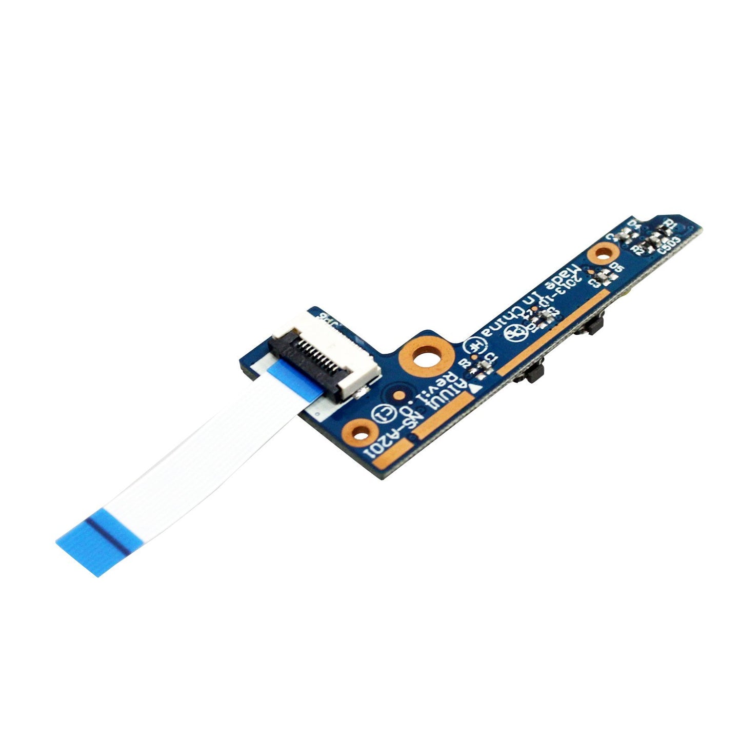 GinTai Power Button Board with Cable NS-A201 Replacement for Lenovo Yoga 2 11 20332 20428 59417911 43508112001 90005666