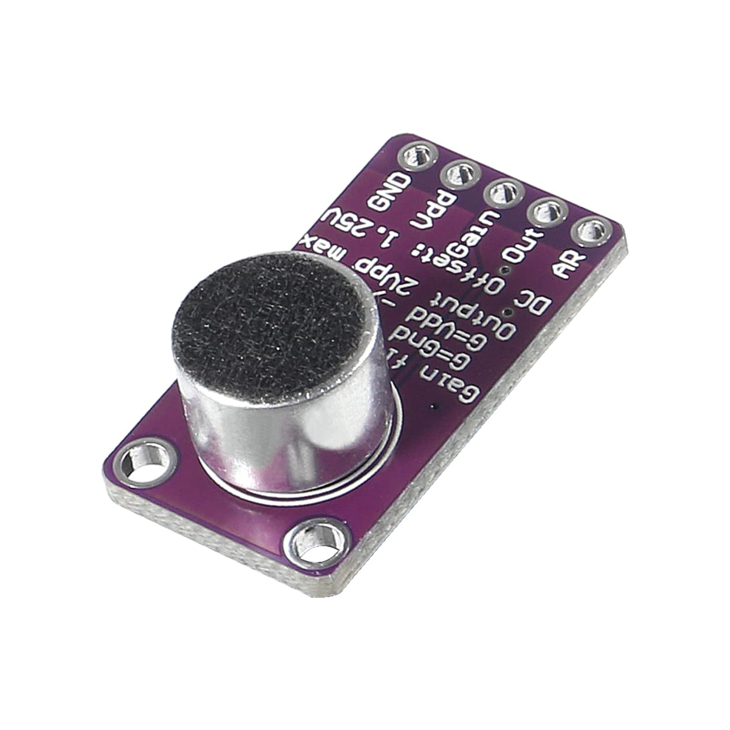 4 Pcs MAX9814 Electret Microphone Amplifier AGC Microphone Preamplifier Module Auto Gain Control