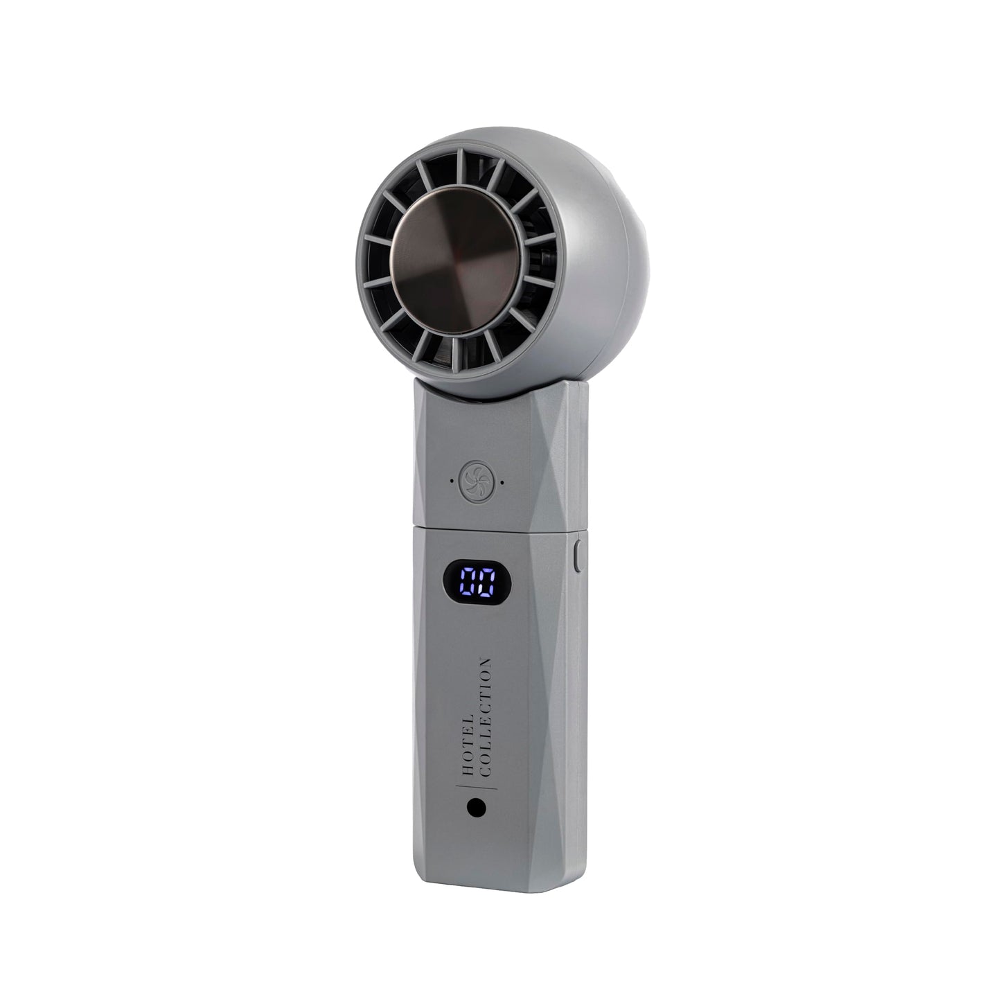 Hotel Collection - Breeze-Pro Handheld Mini Personal Fan, 2-in-1 USB Rechargeable Pocket Device with Power Bank, Portable for Travel, Summer