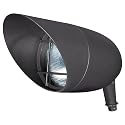 OHBULBS 1-Light Landscape Flood Light Fixtures - 75W Non-Dimmable Halogen Light Fixture - Outdoor Light Fixture - Ceiling Mount - Dark Bronze Finish