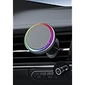 carple Qi2-Certified 15W The Mount Magsafe Compatible Car Mount Charger, Full Aluminum Body Air Vent Clip and 15W Adapter Included for iPhone