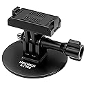 NEEWER Adhesive Base Mount Kit Compatible with DJI Osmo Nano/Osmo 360/Action 6 5 Pro 4 3, Magnetic Quick Release Adapter Stand Bracket Action Camera