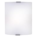 Canarm 1-Light Wall Sconce, Frosted Glass Shade with Gray Accents, Low-Profile Transitional Wall Lighting for Bedroom, Hallway or Living Room